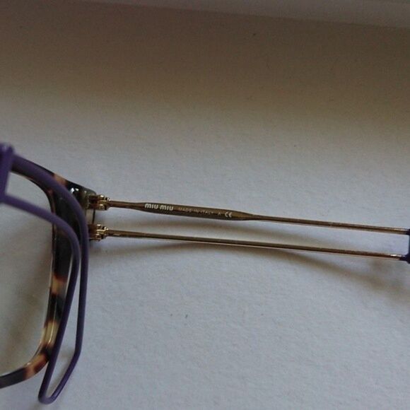 MIU MIU Tortoise EYEGLASSES VMU 02P - frame Only - Picture 7 of 13